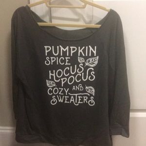 Adorable gray fall sweatshirt